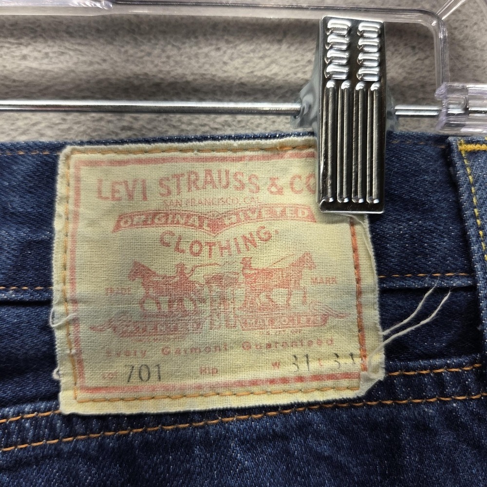 Levis 701 Jeans Womens Blue Selvedge LVC High Rise Marilyn Monroe Fits 28x32 - Picture 16 of 16